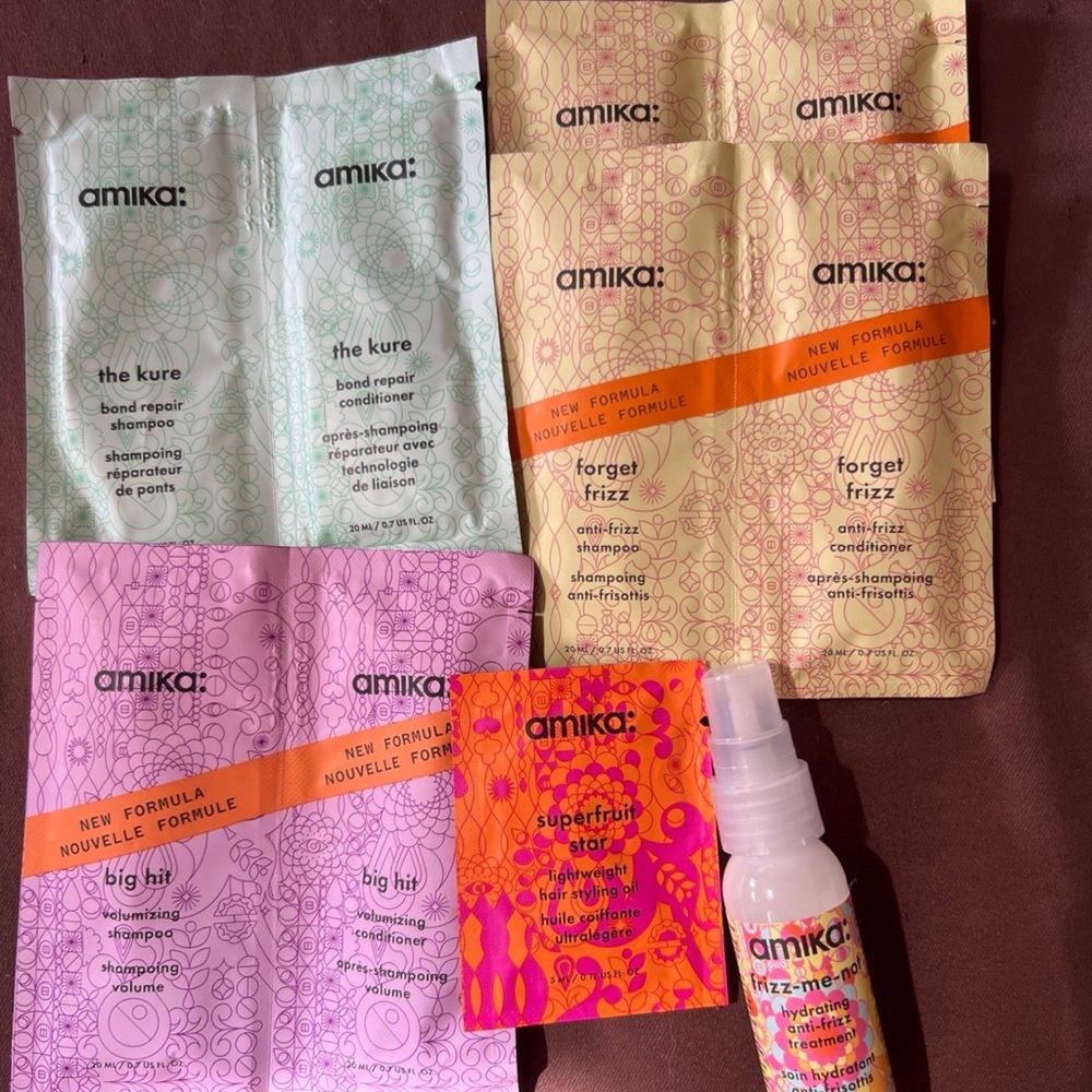 Amika, Matrix, Joico, Biolage Hair Care Collection. Samples/ Try it Bundle